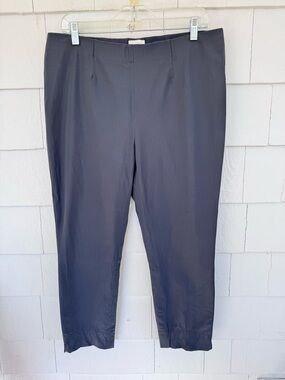 Seductive Sabrina Techno Cotton Pants Grey Blue size 14 NWT NEW